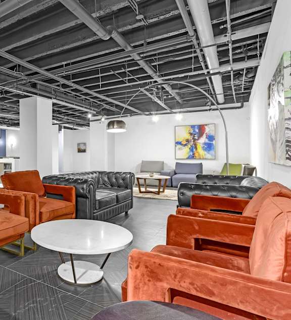 Community Room at Park Wilshire, Los Angeles, CA 90057