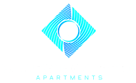 A logo for Hamilton Courtyard Apartments featuring a blue letter H in the center of a diamond shape. at Hamilton Courtyard Apartments, Costa Mesa, CA, 92627