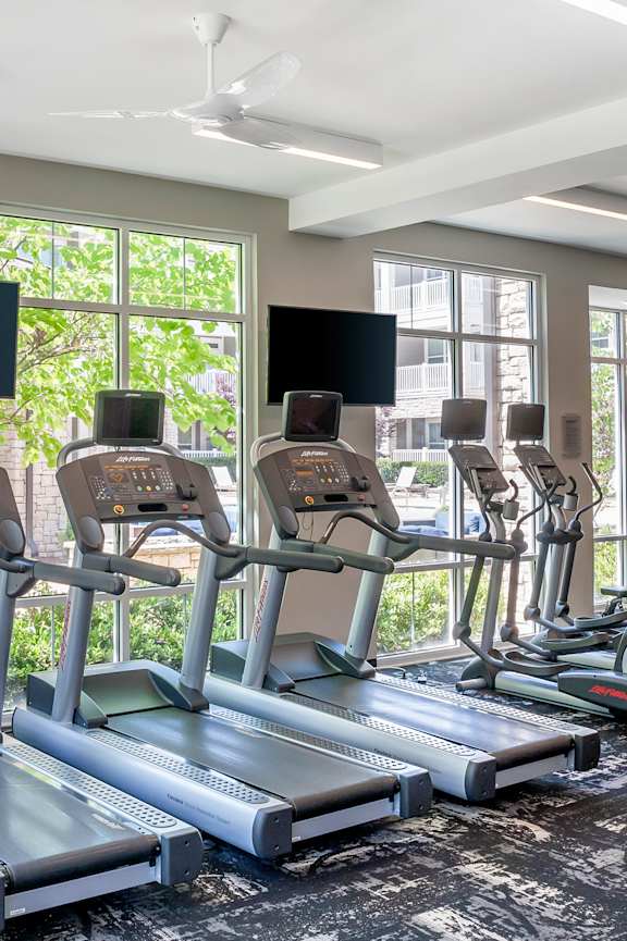 Fitness Center at The Flats at Ballantyne Apartments, Charlotte, NC, 28277