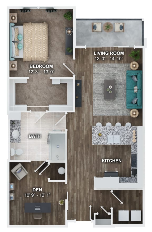 Floor Plan  A7A floor plan at Fairmont at South Lake, Bowie, 20716