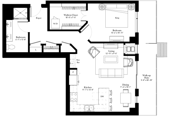 Marigold apartment floor plan