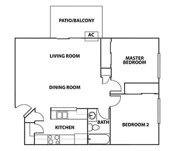 B6 Floor Plan at Autumn Park, Sioux Falls