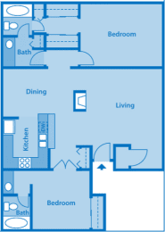 Sycamore Creek Town home Floor Plan