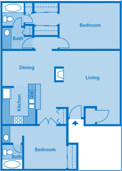 Sycamore Creek Town home Floor Plan