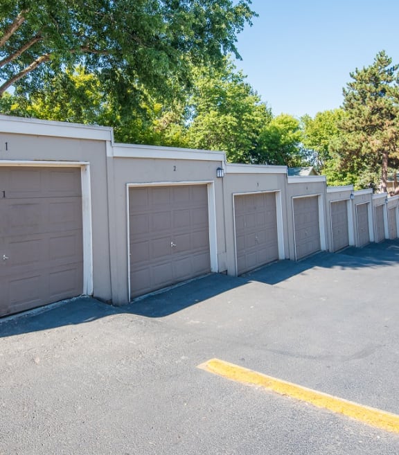 Garages at Rolling Hills Apartments, Tualatin, Oregon 97062