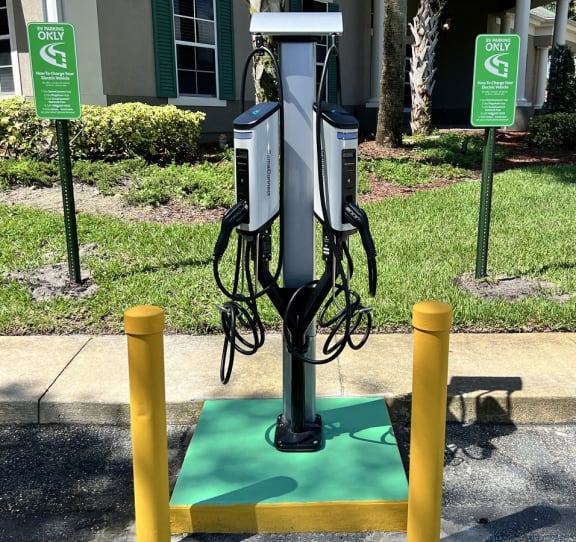 Electric Vehicle Charging Station  at Audubon Oaks, Lakeland, FL, 33809