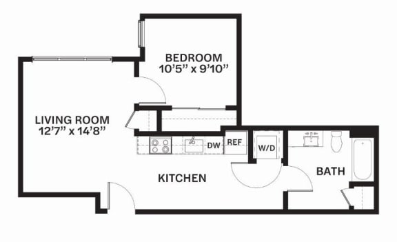 C19 Floor Plan C19 Floor Plan at Corner 63, Seattle, Washington