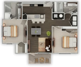 Sierra Ridge The Devonian 3D Floor Plan