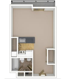 Studio Floor Plan
