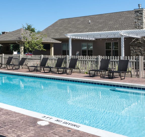 take a dip in our resort style swimming pool