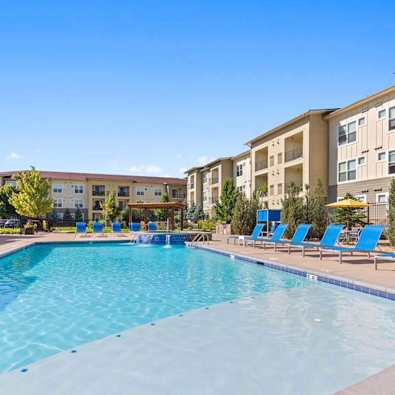 Sparkling Pool at WestLink at Oak Station, Lakewood, 80215