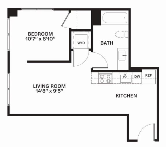 Floor Plan  C11 MFTE Floor Plan at Corner 63, Seattle, Washington