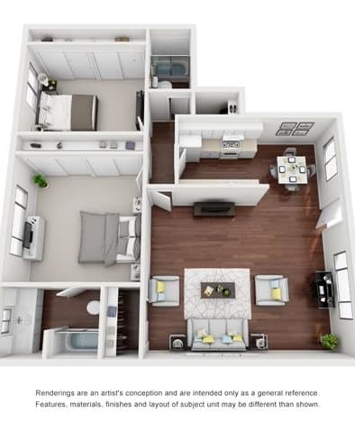 2x2 floorplan
