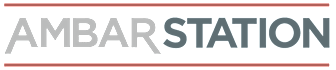 The image features the word "Ambar Station" in white text on a black background.