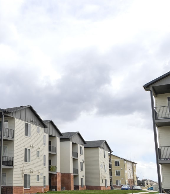 Exterior View of Matheson Apartments in Tremonton, Utah