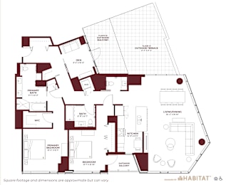 Penthouse 07 Floor Plan at Cassidy on Canal, Chicago