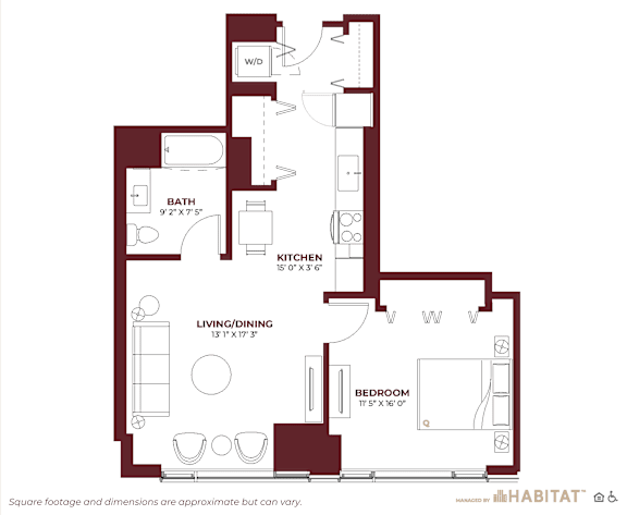 Penthouse 05 Floor Plan at Cassidy on Canal, Chicago
