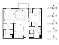 Floor plan at The McMillan, Shoreview, MN