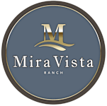 A logo with a blue background and a gold letter M in the center.