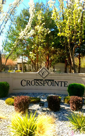 Crosspointe Apartments Monument Sign