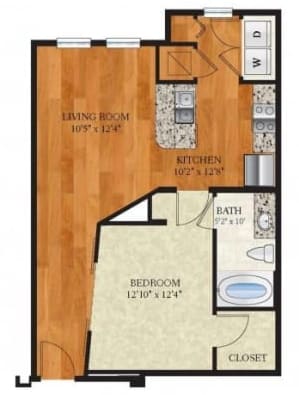 S2 Estelle Floor Plan at The Ivy Residences at Health Village, Orlando, FL, 32804