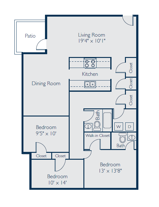 Floor Plan  Willow at Gates at Summerville, South Carolina