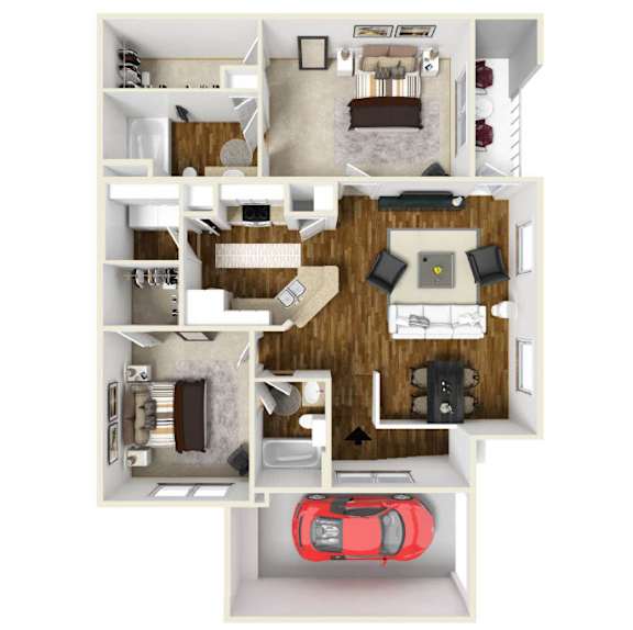 The Pylon | 1,149 Sq. Ft. at Faulkner Flats Apartment Homes, Oxford, MS, Mississippi , 38655