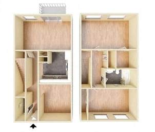 2 bedroom floor plan