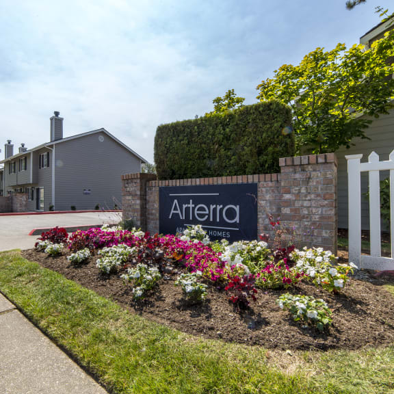 Property Signage at Arterra Apartments, Kent, 98030