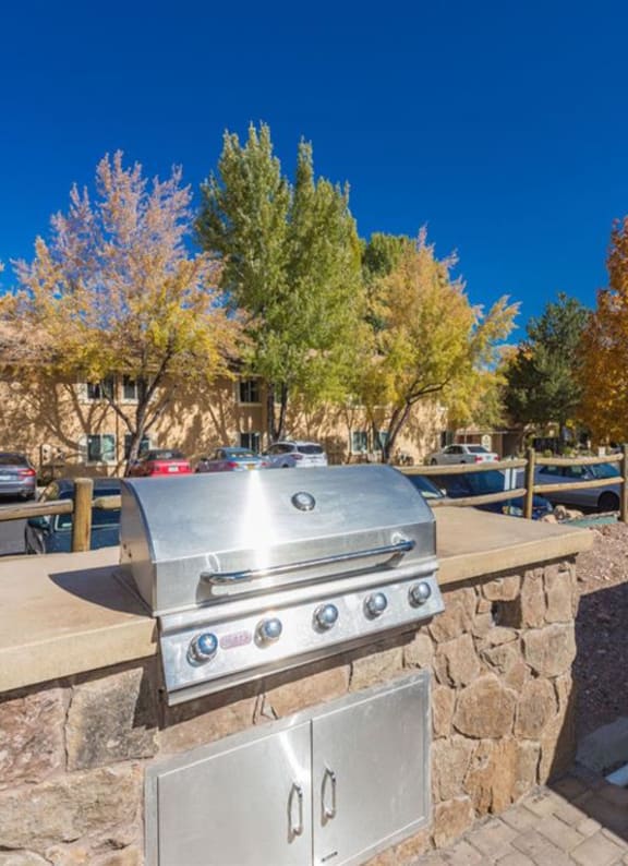 Community Grilling Station  at University Square Apartments, Flagstaff, Arizona