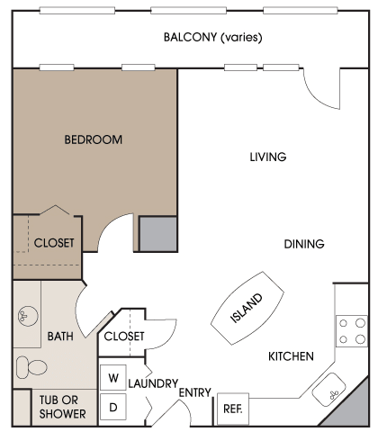 Centre Pointe Apartments - A4 - 1 bedroom and 1 bath