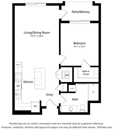 Solstice of Mesa_1 Bedroom