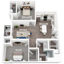 Floor Plan  a floor plan of unit 1 of the unit b floor plan