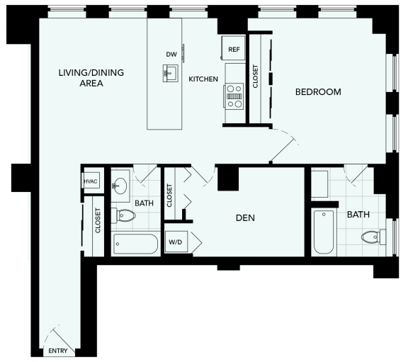 A29 - The Republic - 2D floor plan