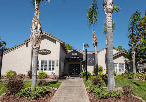 Clubhouse Exterior and entryway at Zinfandel Village Apartments, Rancho Cordova, California