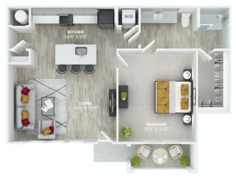 A8T Floor Plan  at The Alibi at Lake Lilly, Florida