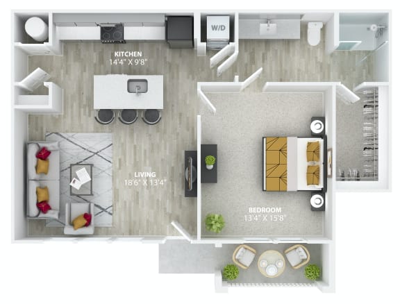 A8T Floor Plan  at The Alibi at Lake Lilly, Florida