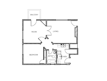  Floor Plan Two Bedroom