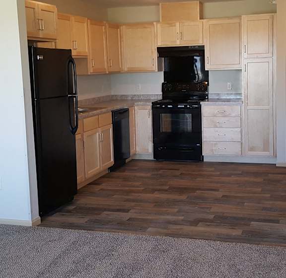 Spacious living room in apartment home