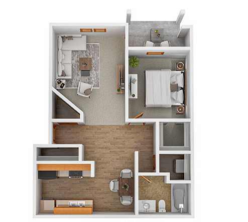 A2 Floor Plan at Creekstone Falls, Sioux Falls, South Dakota