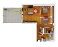 2x2 - floor plan at Arc Light, San Francisco, 94107