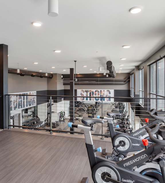 Fitness Center at City Lofts Apartments