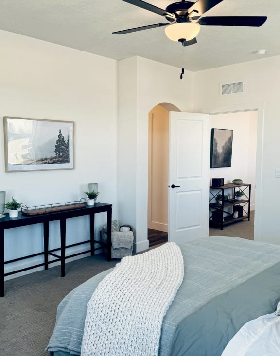 View from Bed in Bedroom at Orchard Park Townhomes, Idaho Falls