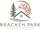 The image is a logo for Bracken Park, a community in Cowichan.