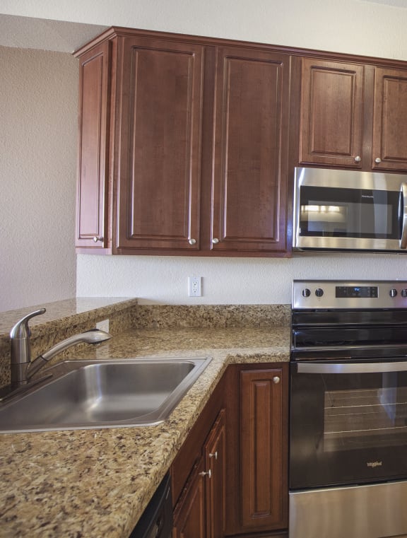 Fully Equipped Kitchen In Clubhouse at Soleil LoftsÂ Apartments, Utah, 84096