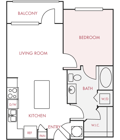 Bonterra Parc - A1 - 1 bedroom and 1 bath