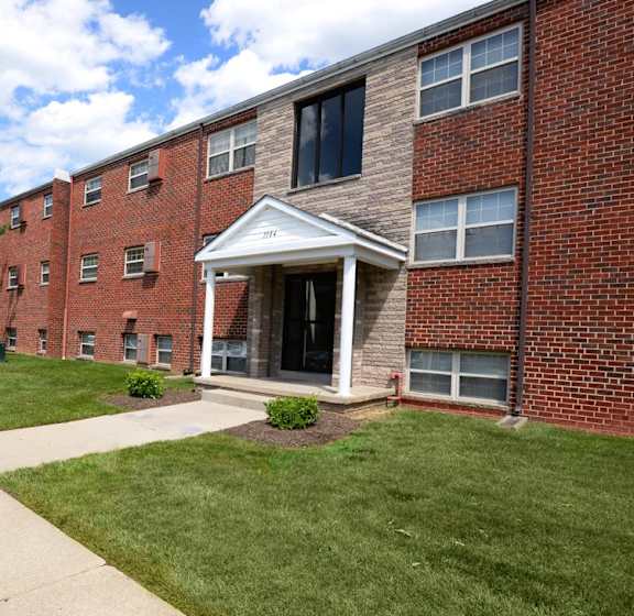 Exterior front at Hyde Park Apartments*, Maryland