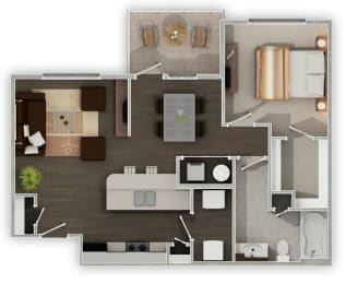 Sierra Ridge The Coulee 3D Floor Plan