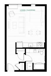 Mint Floor Plan at Viridium Apartments, Minnesota, 55401