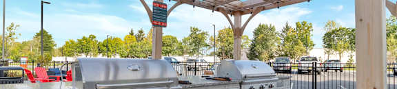 Community Grilling Station at Latitude at South Portland Apartment, Maine, 04106
